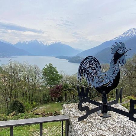 The Happy Rooster - Villa With Big Garden Pianello Del Lario Bagian luar foto